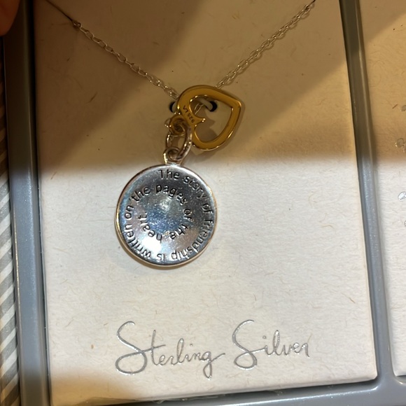 Straight from the heart necklace, sterling silver NEW - Picture 7 of 8